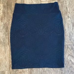 LuLaRoe Cassie skirt medium teal and purple